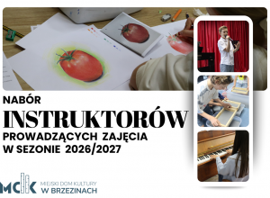 Nabór instruktorów na sezon kulturalny 2026/2027
